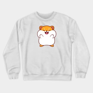 Greedy hamster Crewneck Sweatshirt